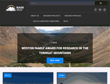 Tablet Screenshot of nainresearchcentre.com